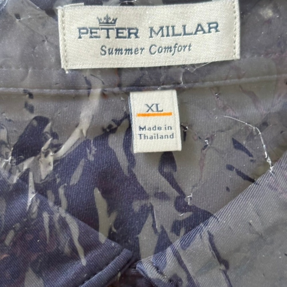 Peter Millar Solid Performance Jersey Polo Sz XL … - image 3